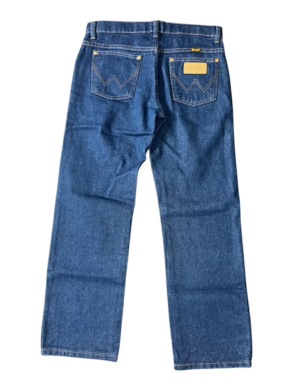 Wrangler Kids Dark Blue Straight-Leg Denim Jeans